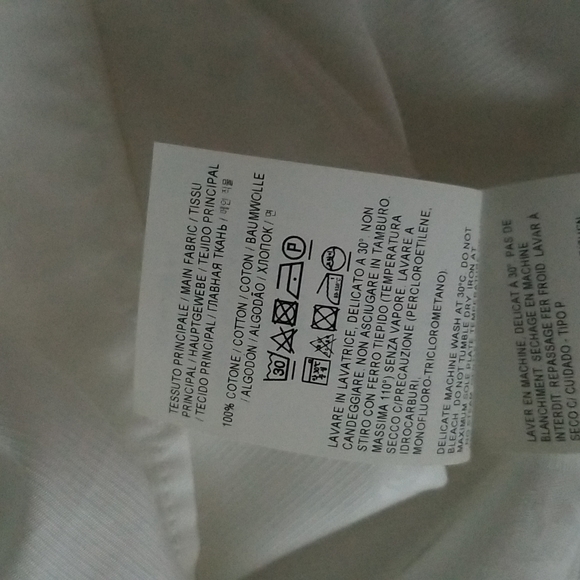 Golden Goose Isabella White Floral Print Jacquard Ruffled Top Size L Lar… - Picture 12 of 14